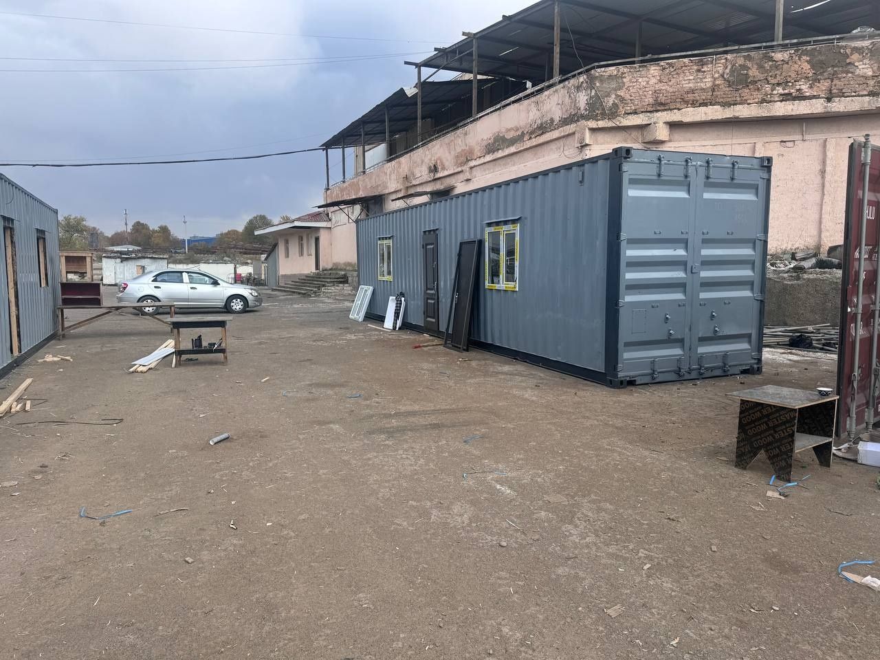 Kontener dacha ofis kukon tayor kochma dokonlar