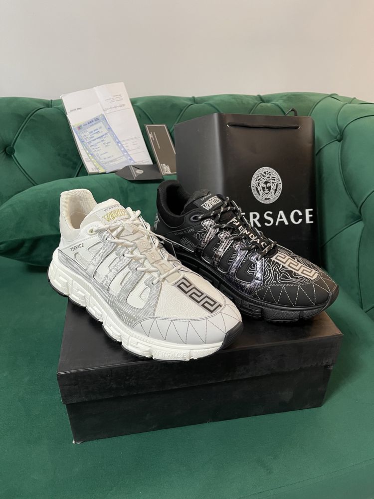 Adidasi Versace Premium Full Box piele naturala