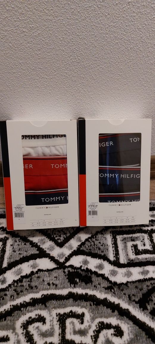 Set 3 perechi de Boxeri TOMMY HILFIGER Originali