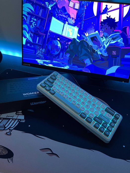 Tastatura mecanica Womier WK60 - switchuri lubrifiate manual