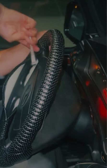 Обшивка оплетка  переплет обмотка руля