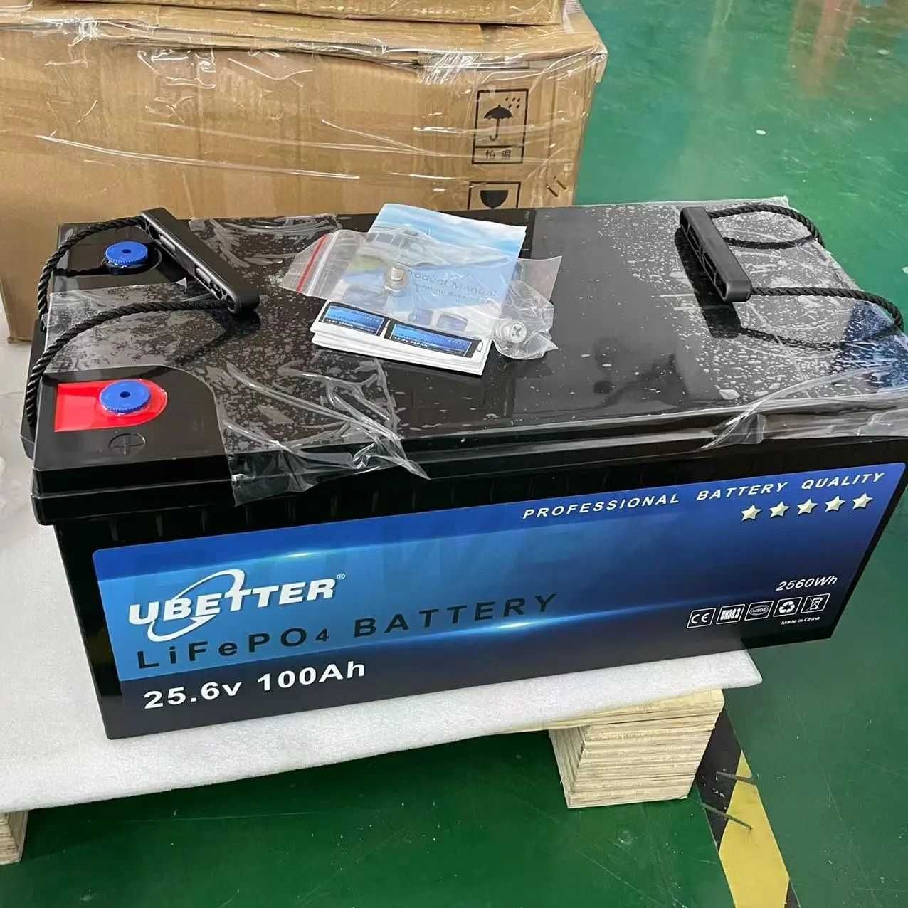 5.12kWh 51.2V 100Ah BMS LiFePO4 Батерия UBT с Bluetooth