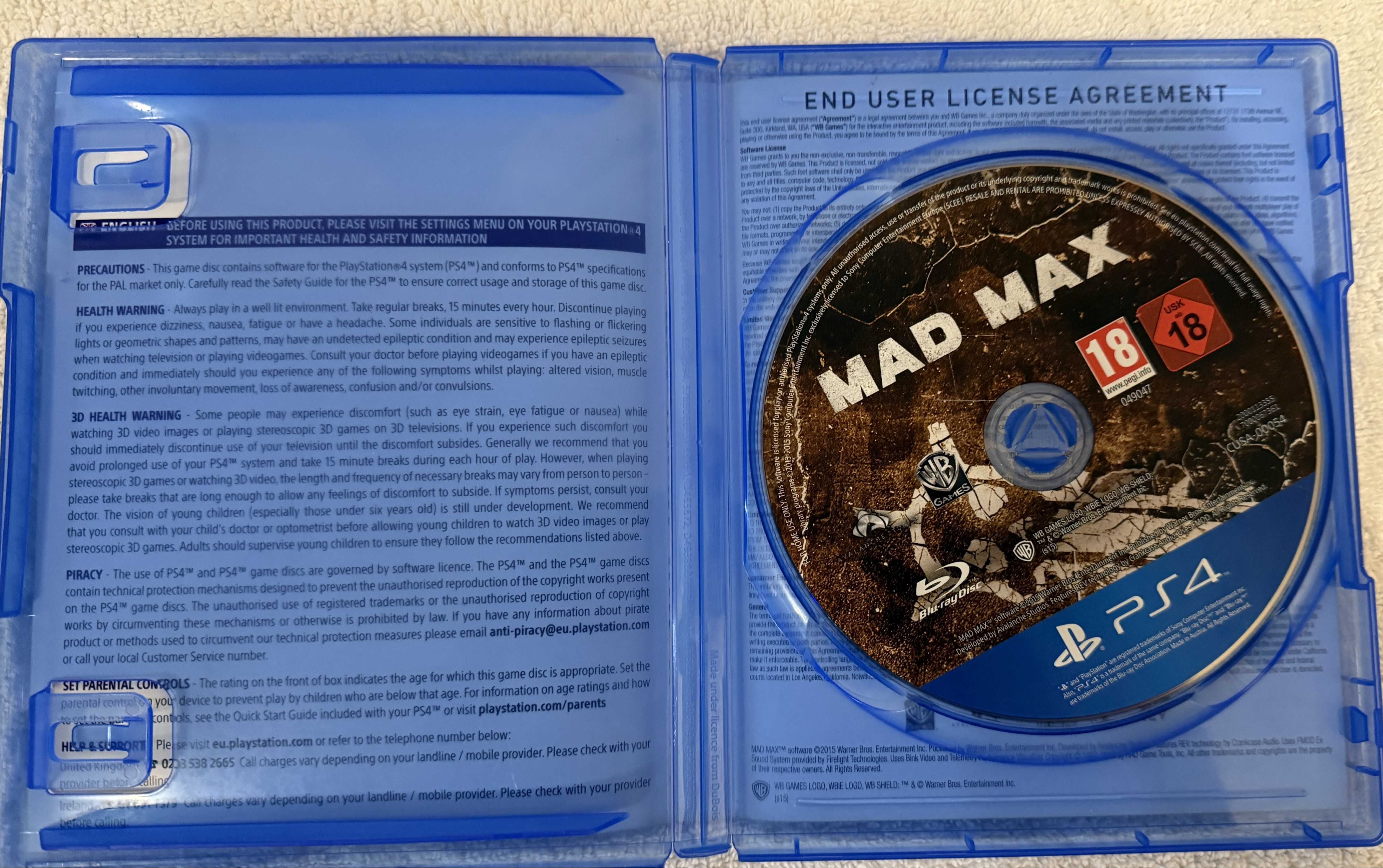 отлична Mad Max за PS4