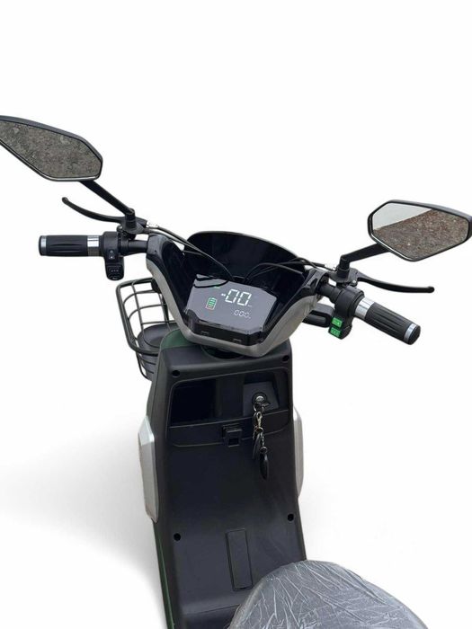 Електрически скутер-велосипед Infinity GT-1000 1200W - Зелен мат