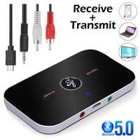 Receiver Audio Bluetooth 5.0 cu baterie integrata 2in1 transmiter&rec