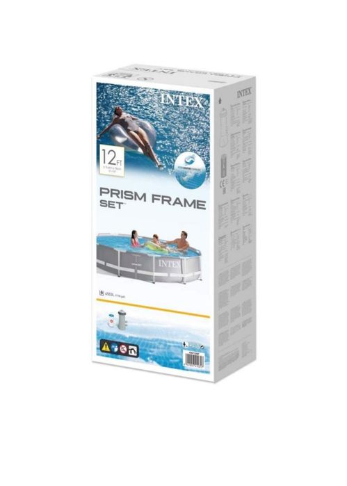 Piscina rotunda cu cadru metalic Prism Frame Premium Intex