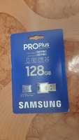 Card de memorie Samsung microSD, PRO Plus, 128GB + adaptor usb -nou