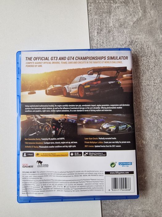 Продавам Asseto Corsa Competizione PS5