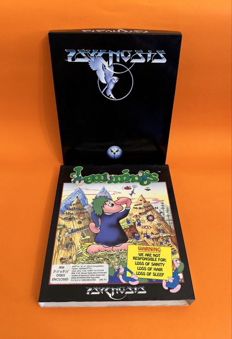 Joc Retro Lemmings (1991) – Original, Compatibil PC, Disk 5.25”