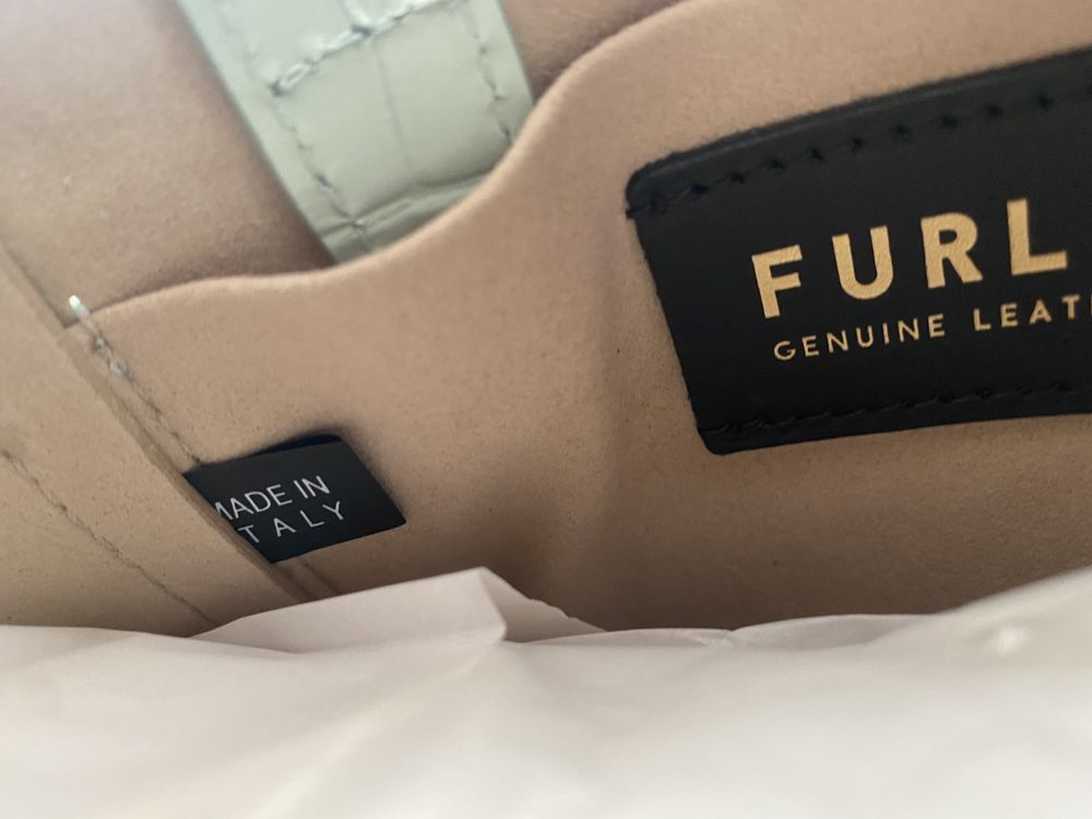 FURLA NET Tote Mini Menthe.100% оригинал с всички документи!Нов модел