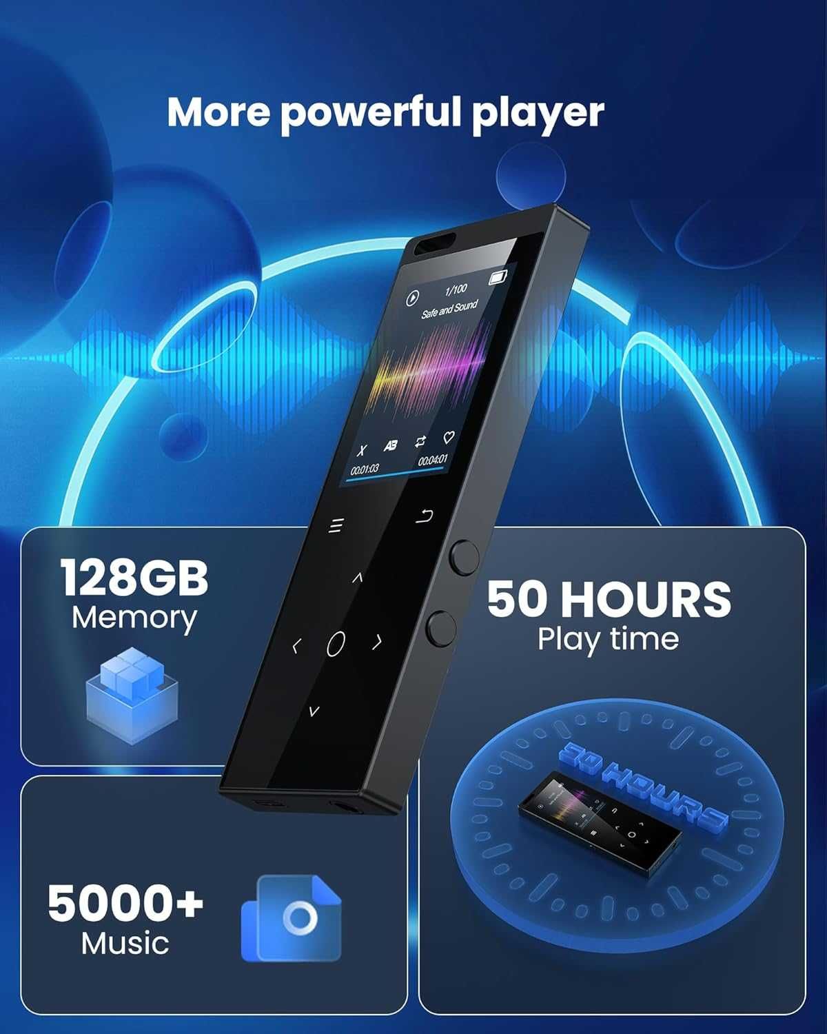 128 GB MP3 плейър, DODOSOUL M800
