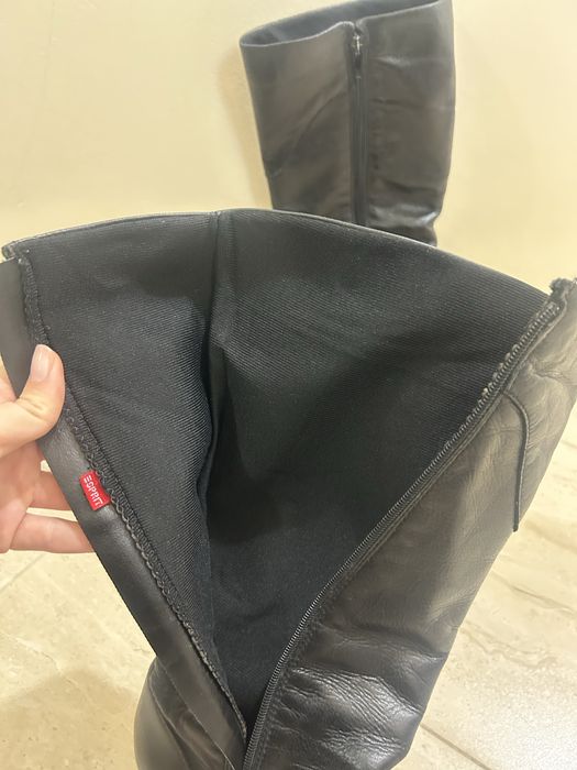 Дамски ботуши естествена кожа Esprit