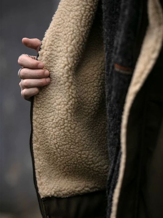 Зимняя курта теплая