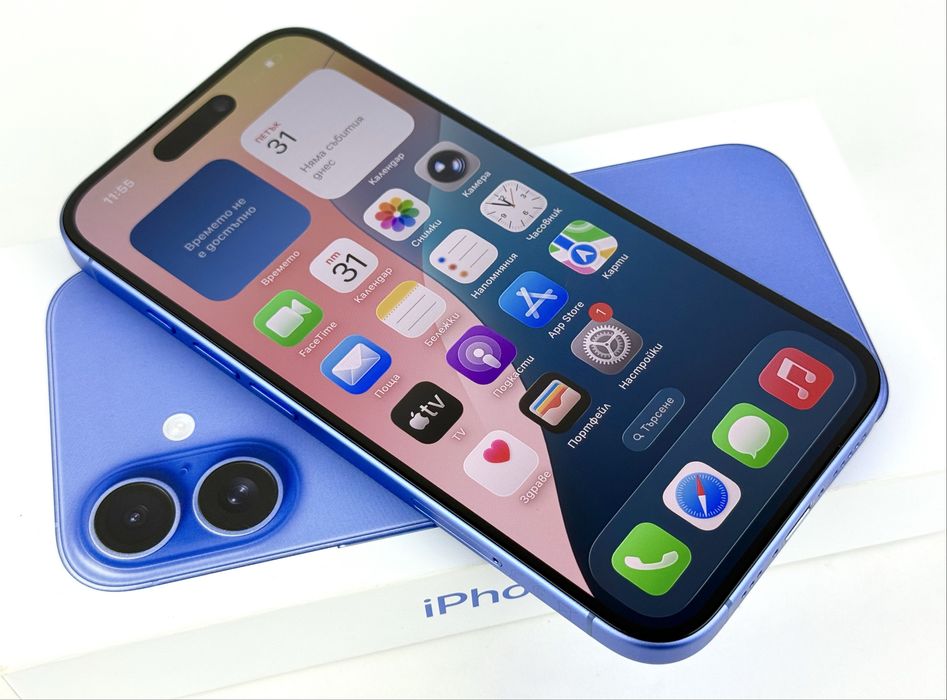 НОВ! Apple iPhone 16 256GB Ultramarine Гаранция!