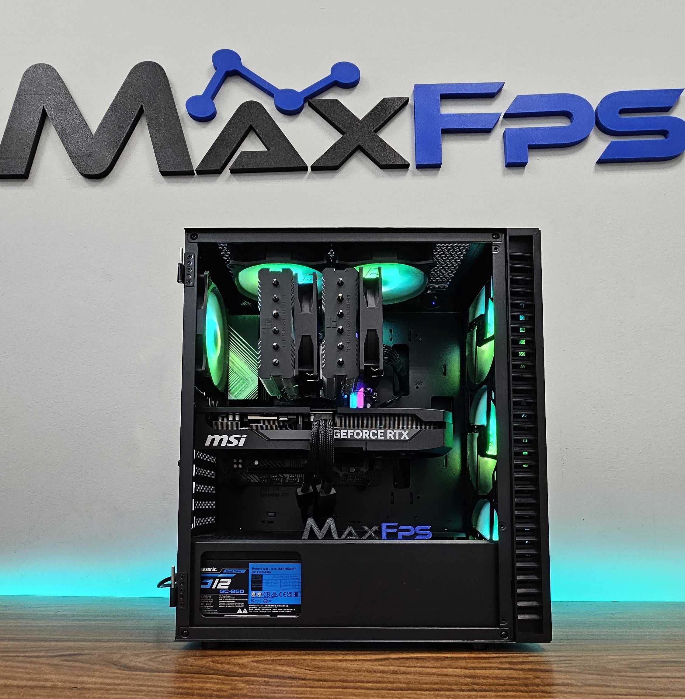 НОВО! RTX 5070Ti, Ryzen 7 7800X3D, 32GB DDR5 Геймърски компютър