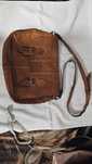 Geanta/poșetă maro deschis piele tip poștas crossbody