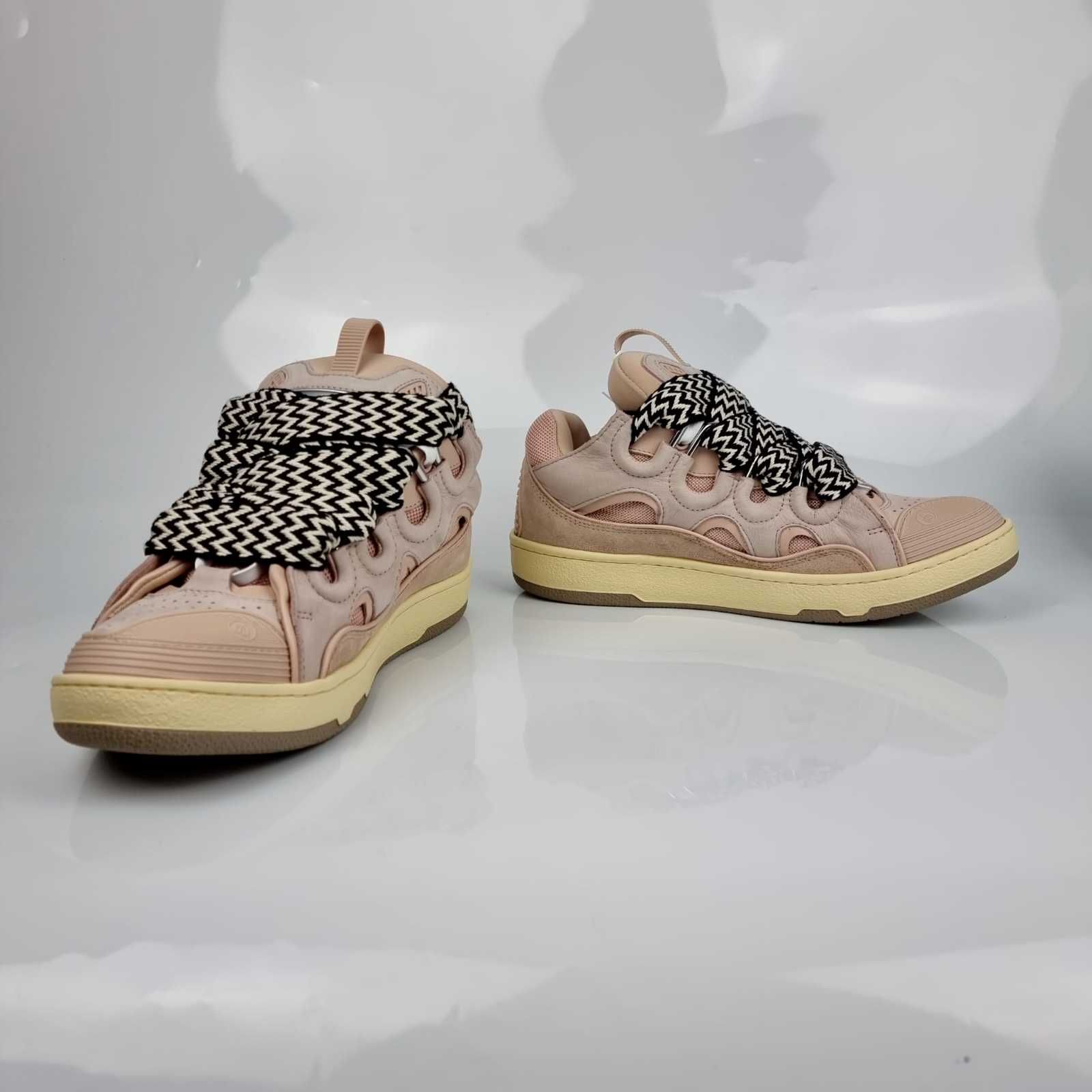 Adidasi Lanvin Curb Pink Leather