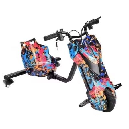 Tricicleta electrica Drift Trike , 8 inch, Graffiti, 36V