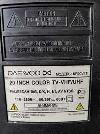 Продам телевизор " DAEWOO", модель :KR20V4T, цветного изображения, б/у