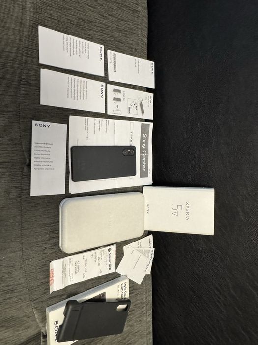 ***КАТО НОВ 128GB Sony Xperia 5 V Sony Center Гаранция до 2027 г.Black