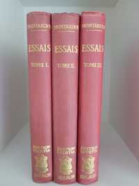 Montaigne Essais Vol 1,2,3. Edition Lutetia 1935 Editura Nelson Paris