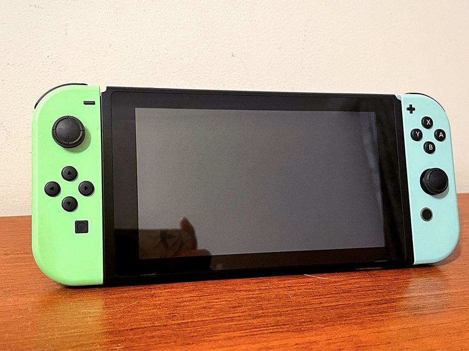 Прошитый Nintendo switch, animal crossing edition