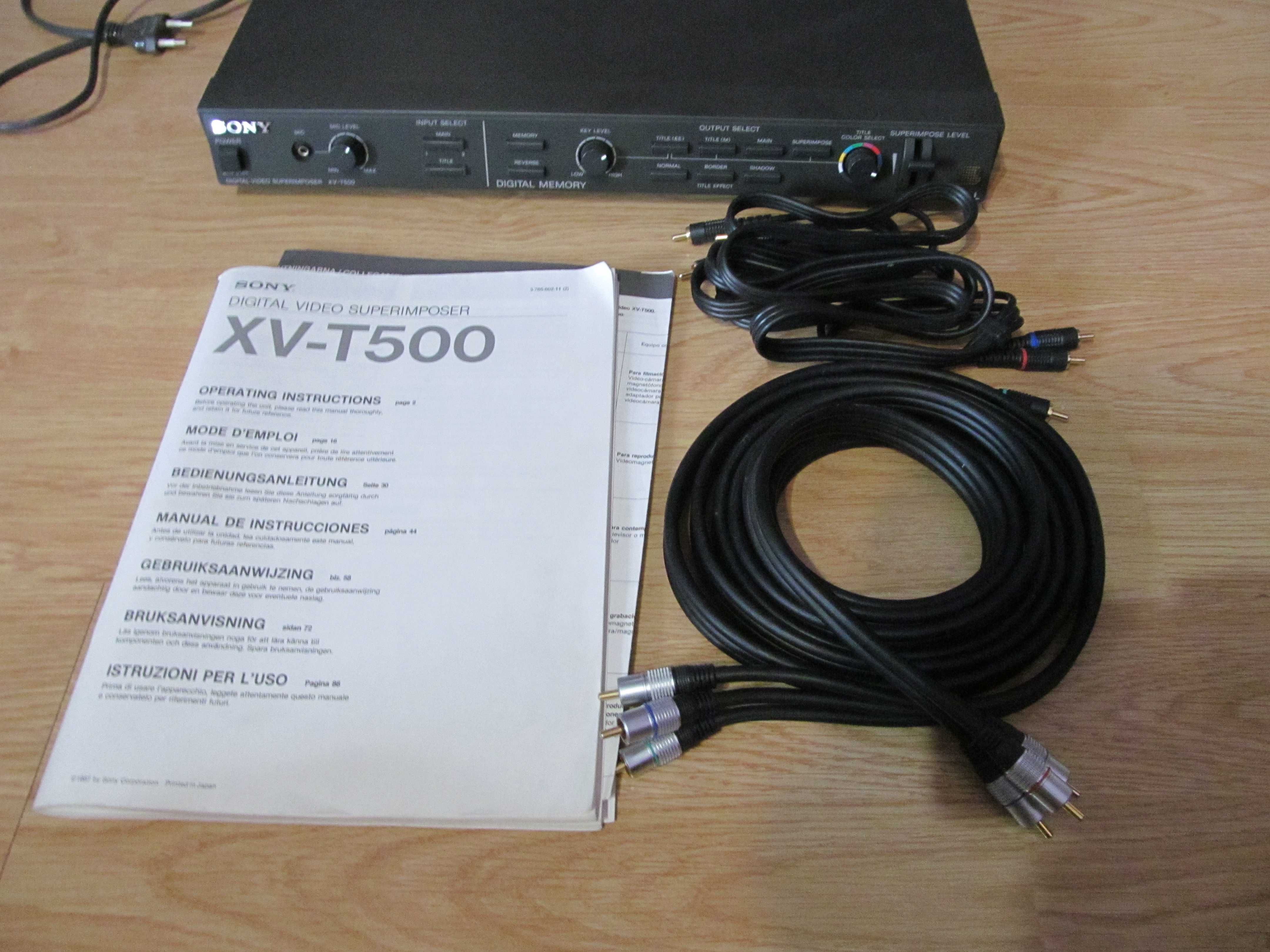 Sony XV-T500 editor digital video