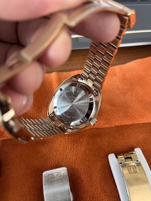 Автоматична Bulova Oceanographer GMT Devil Diver Rose Gold