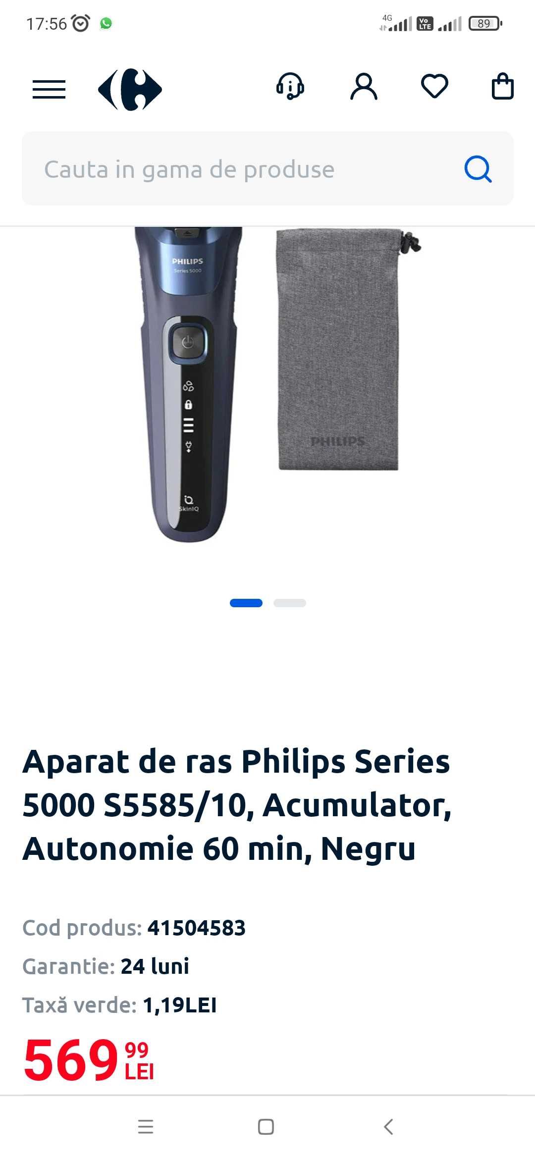 Aparat de ras Philips 5000 series