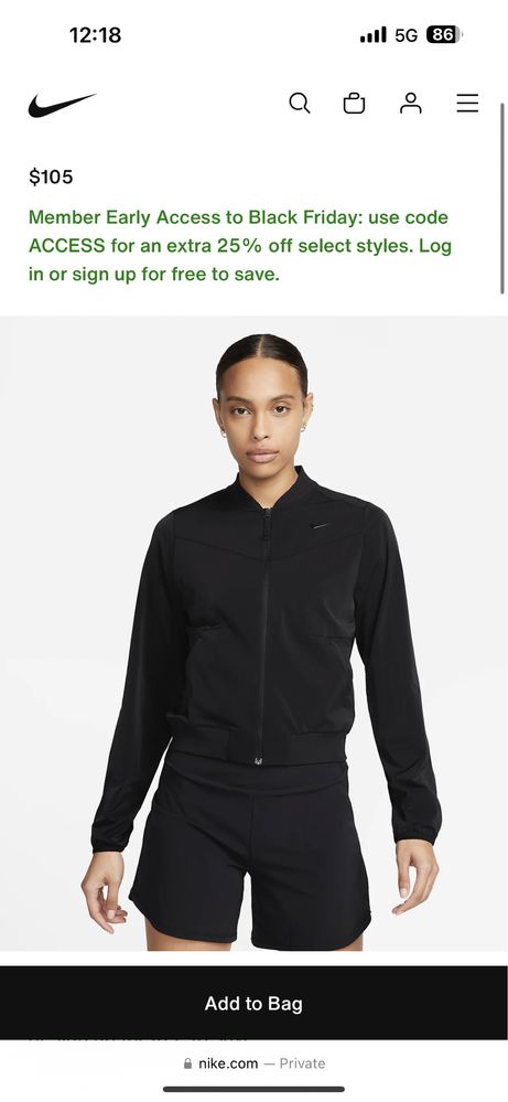 Nike Dry-Fit женско горнище/суитчър S/M/L