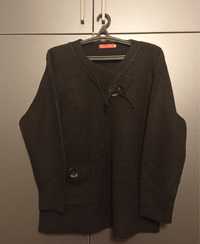 Черный свитер-букле, большого размера 56-58-60