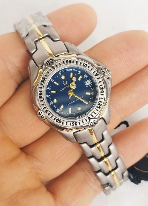 Ceas de damă Claude Valentini cu Quartz, din titan