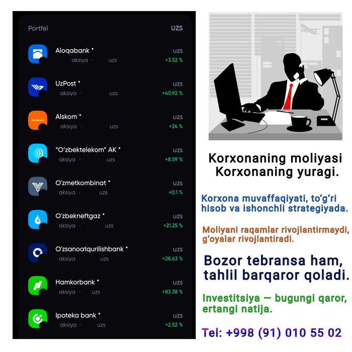 Arzon moliyachi kerakmi ?