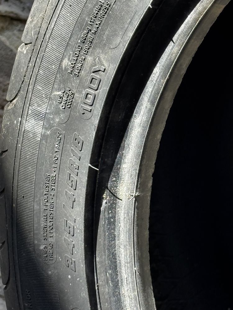 Set 4 Anvelope vară Goodyear Eagle F1 245/45 R18 100Y