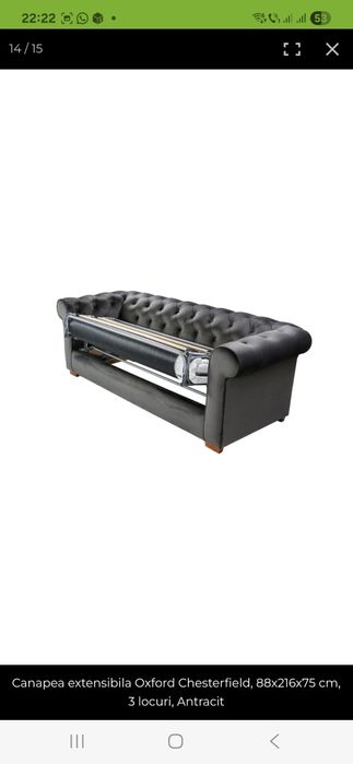 Canapea chesterfield