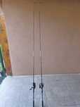 Bat pescuit din fibra plina+ mulineta