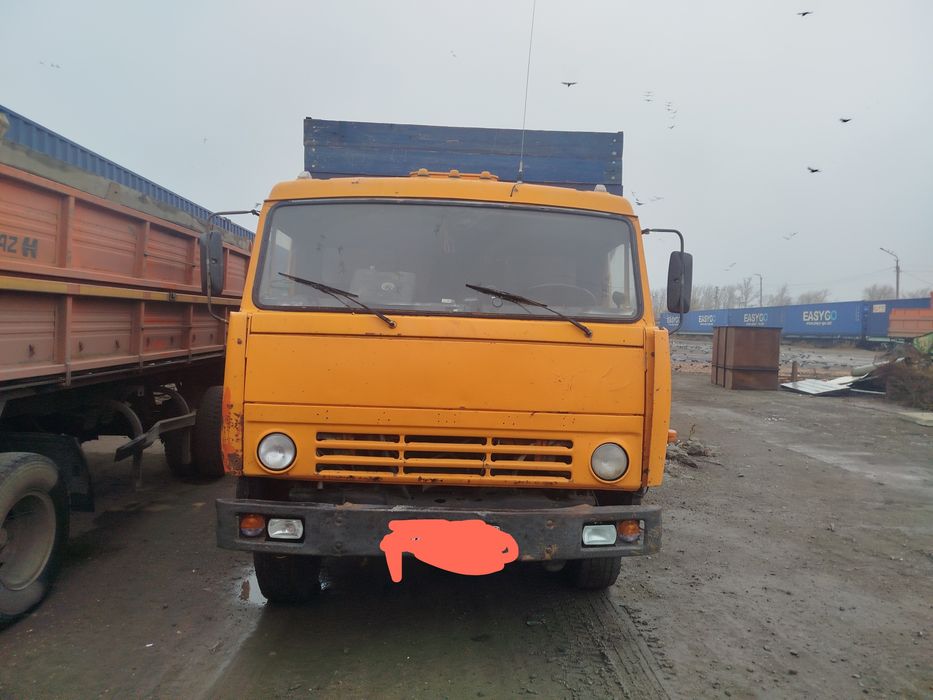 Камаз самосвал с прицепом