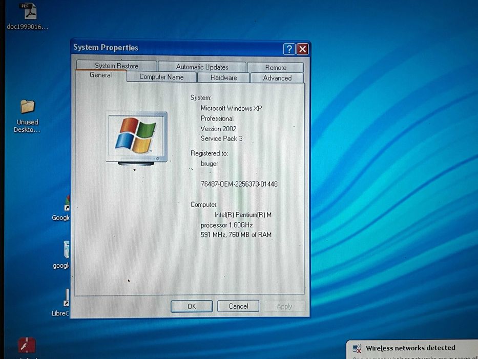 Laptop IBM ThinkPad R51 original cu Windows XP si incarcator nou