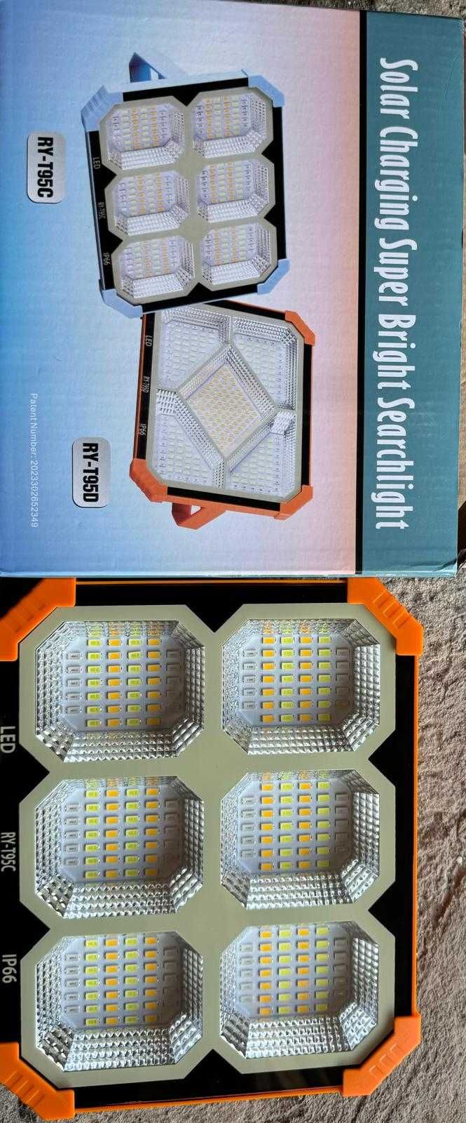 Lampa stradala cu panou solar si Proiector cu panou solar