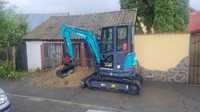 Lucrari si servicii inchiriere miniexcavator 2.7 tone