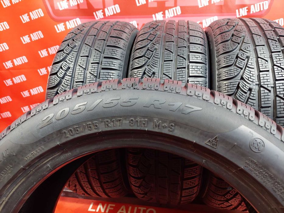 Anvelope de IARNA - 205/55/17 - PIRELLI - 8.47 MM - DOT 2015 RFT !