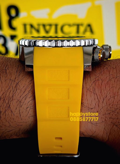 INVICTA Seahorse Yellow 52 mm, Инвикта нов ръчен часовник