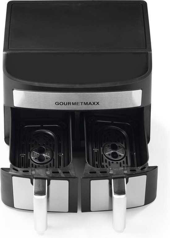 Фритюрник с горещ въздух Gourmet Maxx 7 двойна кошница 2400W черен