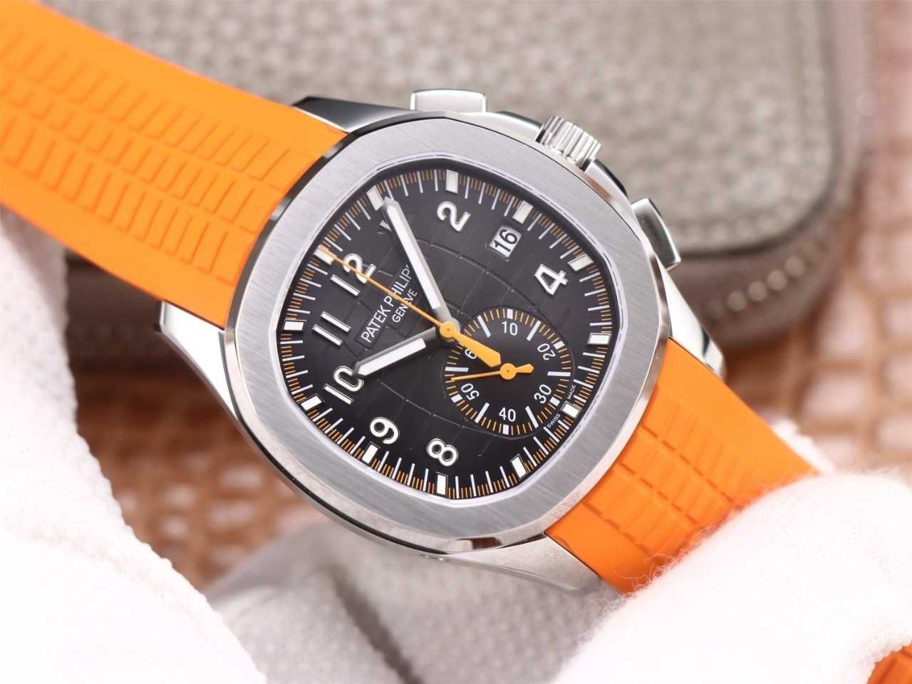 Patek Philippe Aquanaut Chrono оранжево/ 2