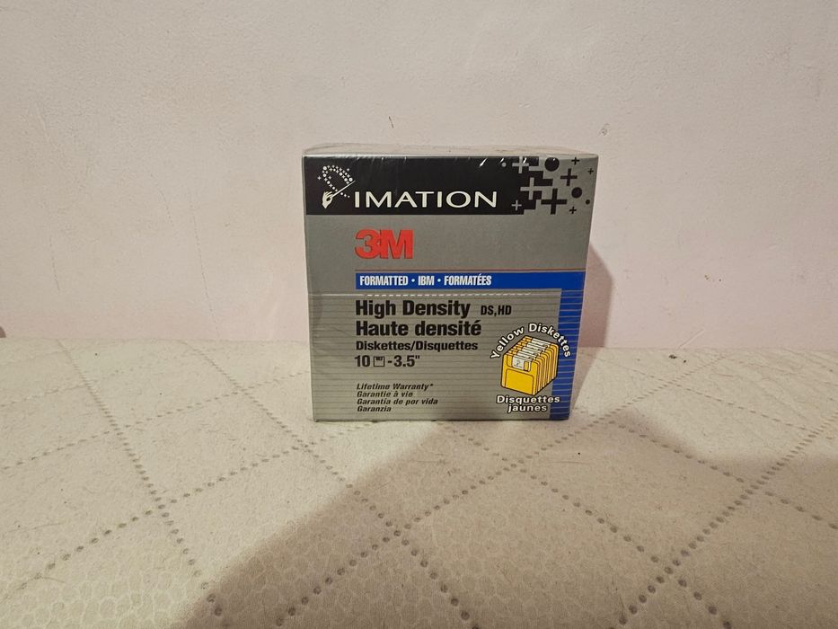 Cutie sigilată 10 dischete floppy Imation