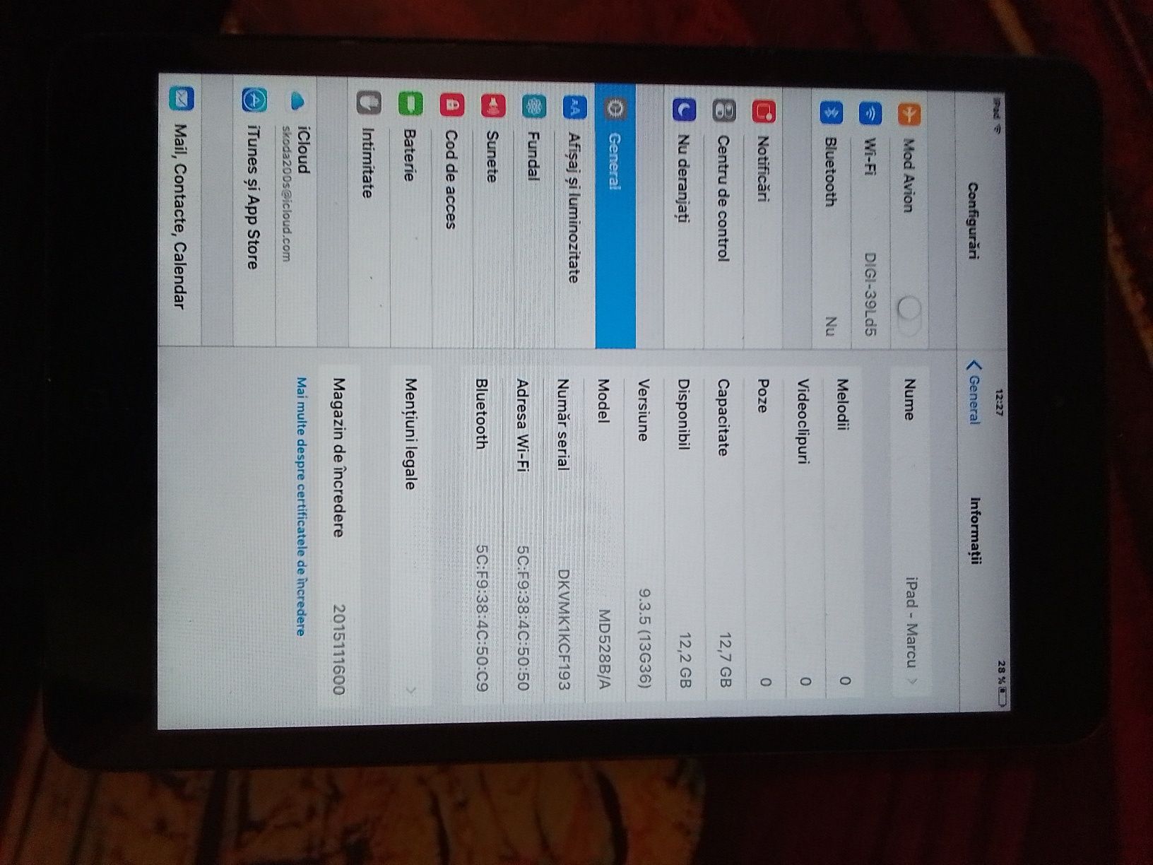 Tableta aipad folosit