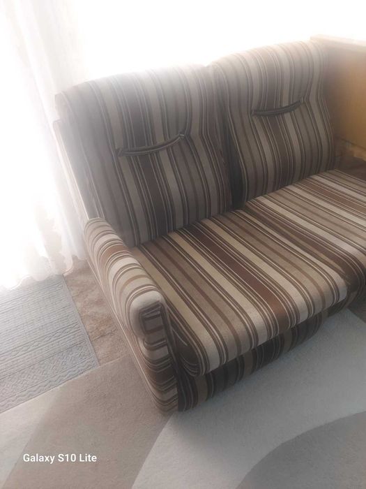 Ъглова диван с фотьойл