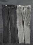 2 × Blugi negru + gri
