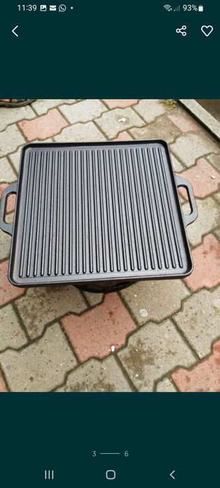 Gratar FONTA PURA 42 X 42 cm, 10 kg Promo/279 lei redus de la 299