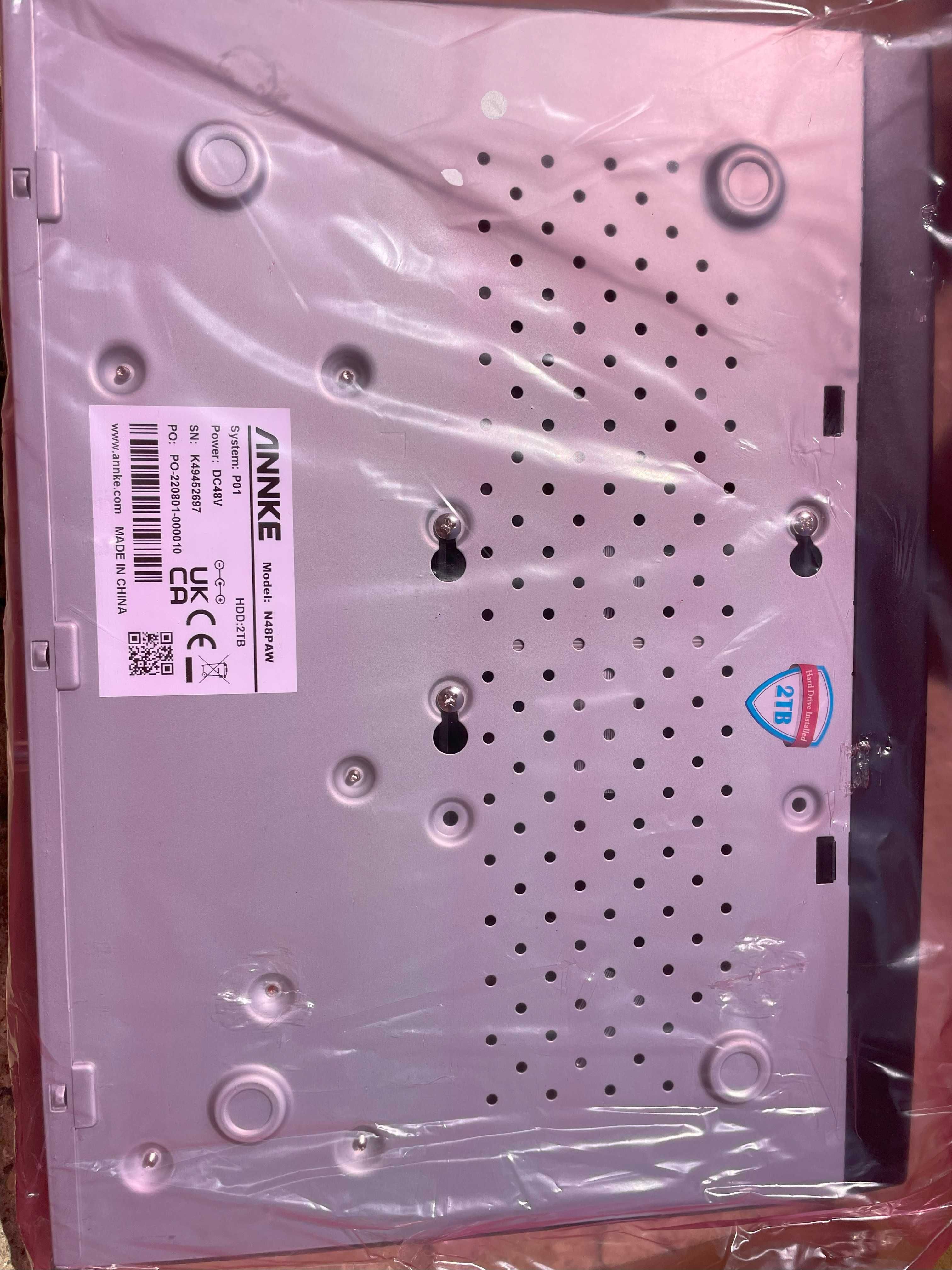 Комплект 8K Annke NVR N48PAW + 2TB H.265+ и 4 камери I91BN